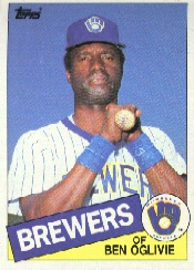 1985 Topps Baseball Cards      681     Ben Oglivie